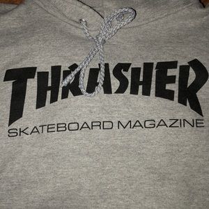 Thrasher cropped hoodie